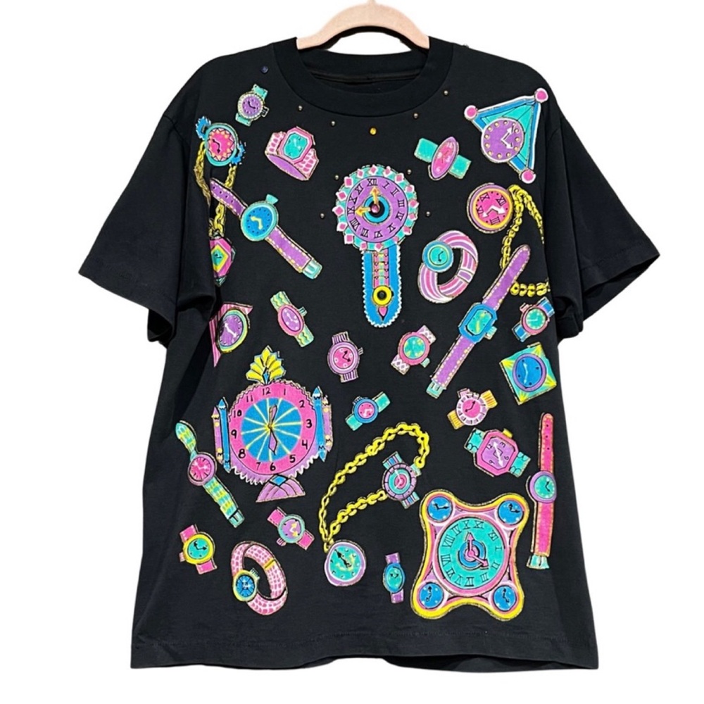 Vintage Clocks And Watches Shirt- 1990's